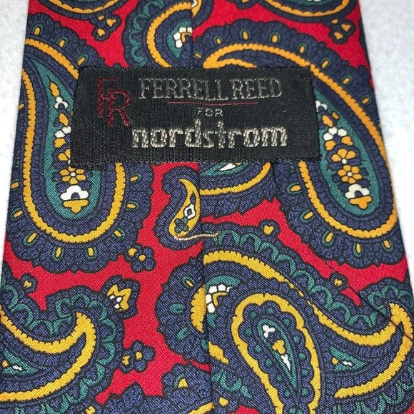 Ties Lot Of 5 Ferrell Reed Nordstrom Ties Silk - Picture 6 of 6